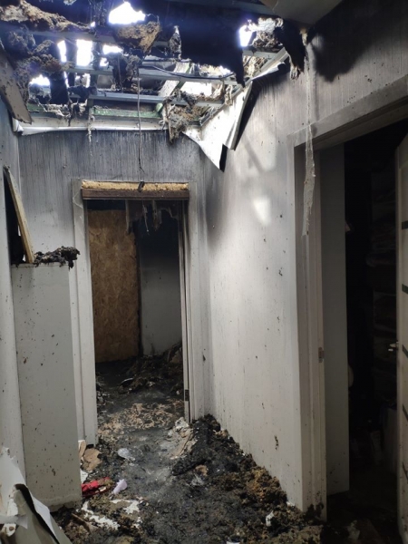     Дом Шабунина - активист рассказал, что осталось от комнат после поджога - новости Украины    