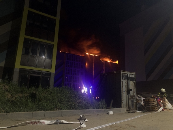     Новости Киева - горит новый высотный жилищный комплекс - новости Украины    