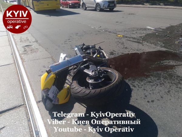 Смертельное ДТП в Киеве: мотоцикл разорвало на части