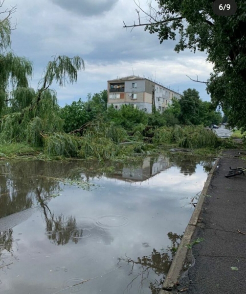 На Донбассе бушевала стихия: последствия непогоды. Фото
