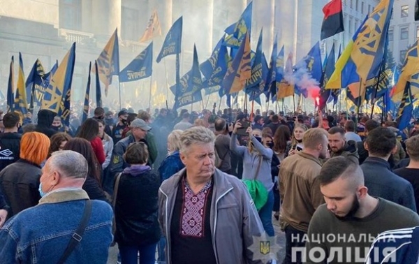 В Киеве мероприятия ко Дню защитника прошли без нарушений - полиция