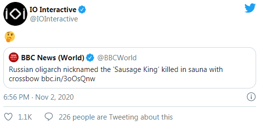     Убийство в России - создатели Hitman отреагировали на убийство Владимира Маругова - новости сегодня    