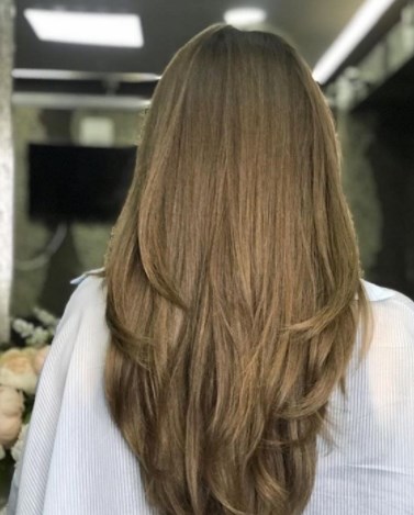     Стрижка лесенка 2020 – модная многослойная стрижка на длинные волосы фото    
