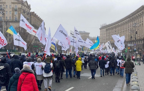 В дежурном режиме: ФЛП уже третью неделю продолжают протестовать на Майдане Независимости
