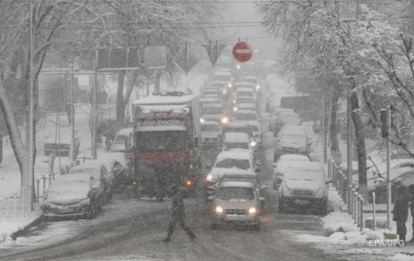 В Киеве ночью ожидается снегопад