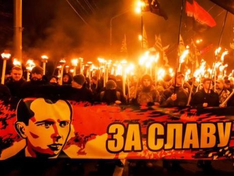В Киеве прошел марш, посвященный памяти Бандеры. Видео