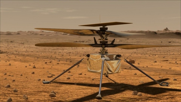 Вертолет NASA Ingenuity пережил первую ночь на Марсе