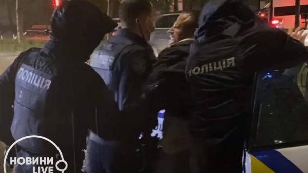 В Киеве на Porsche задержали вдребезги пьяного экс-футболиста «Шахтера». Видео