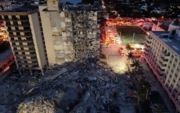 Спасатели прекратили искать людей под завалами дома в Майами: 97 погибших