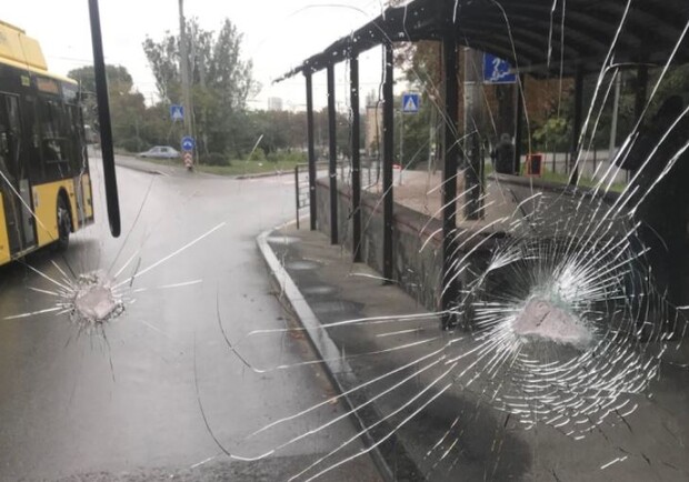 Киевская маршрутка №150 прекратила перевозки из-за нападений на транспорт. Фото: Сегодня