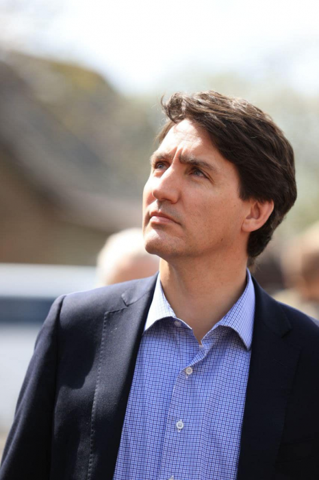 Премьер-министр Канады Джастин Трюдо посетил Ирпень.