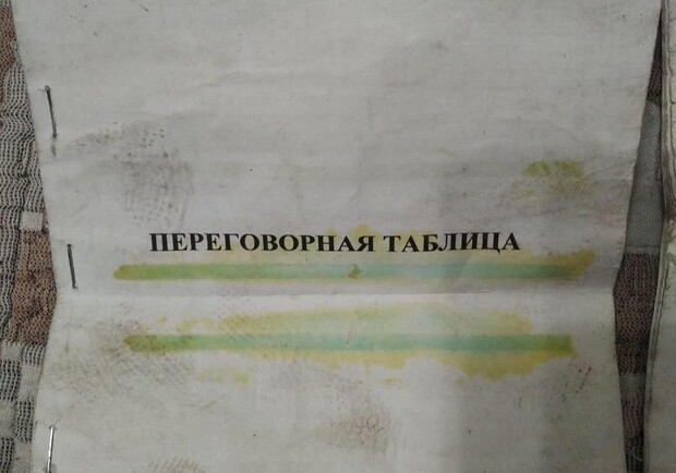 В Буче были найдены переговорные таблицы русских солдат. 