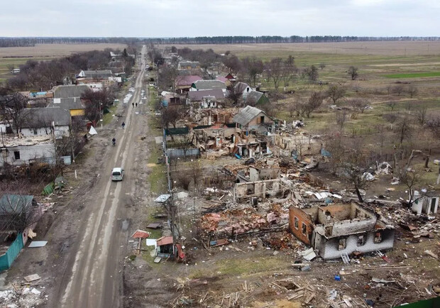 Село Андреевка на Киевщине назвали наиболее разрушенным в области. 