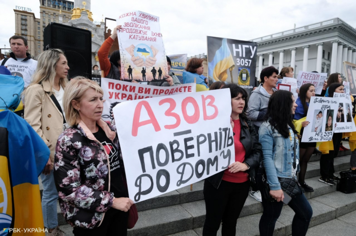 У Києві провели акцію із закликом звільнити військовополонених