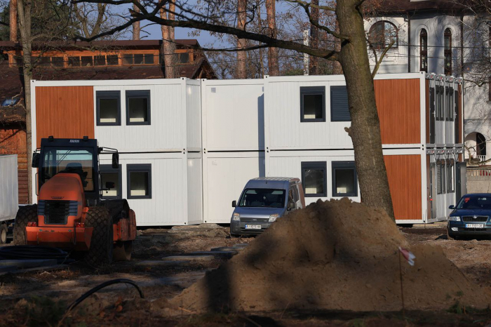 В Ірпені будують нове модульне містечко для тих, хто втратив житло.
