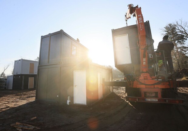 В Ірпені будують нове модульне містечко для тих, хто втратив житло. 