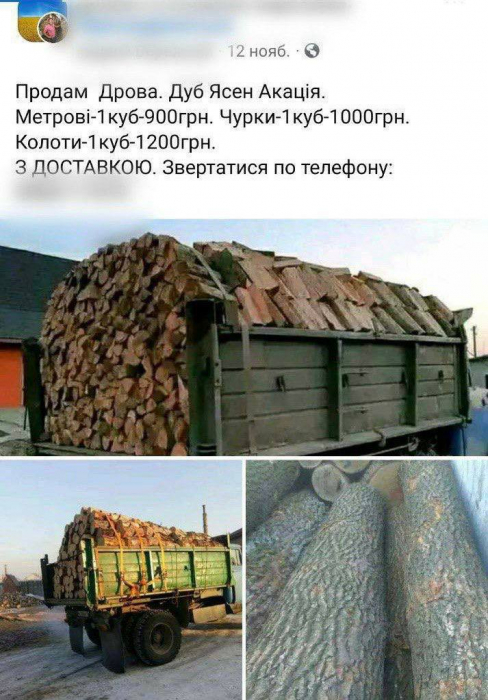 На Київщині затримали шахраїв, які продавали неіснуючі дрова у соцмережах.