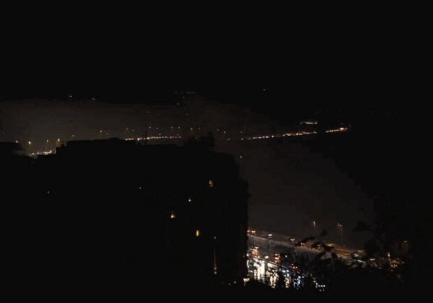 Київ під час відключення світла. 
