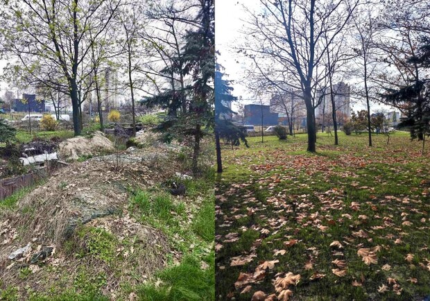 У парку Кіото закопали окопи, що з'явилися тут на початку повномасштабної війни.