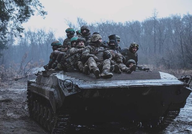 Карта бойових дій в Україні 8 квітня. 