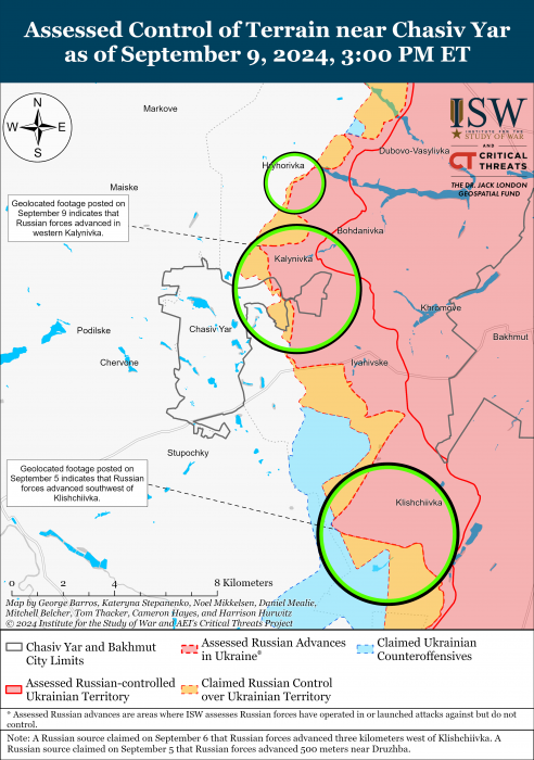 Карта бойових дій. Фото: understandingwar.org
