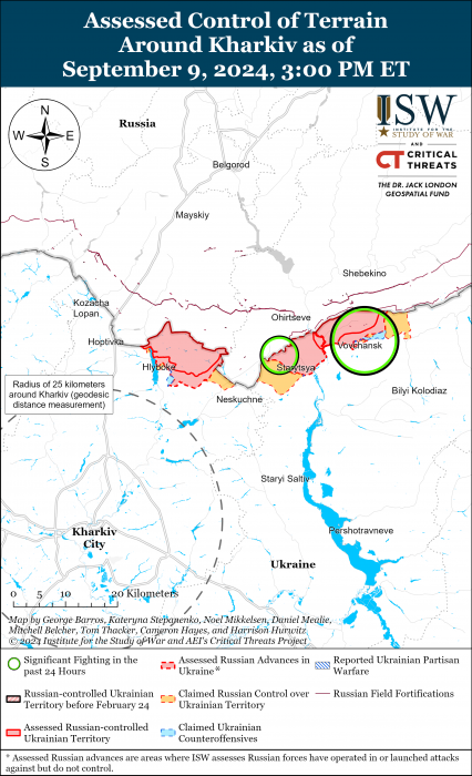 Карта бойових дій. Фото: understandingwar.org