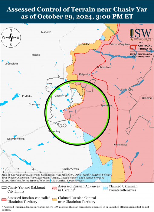 Карта бойових дій. Фото: understandingwar.org