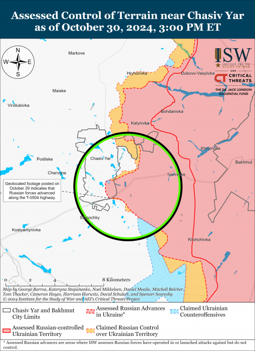 Карта бойових дій. Фото: understandingwar.org