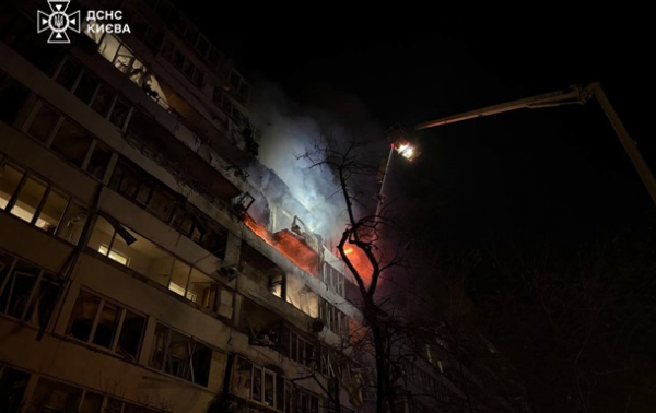 Обстріл Києва: є загиблий, постраждалі, пошкодження