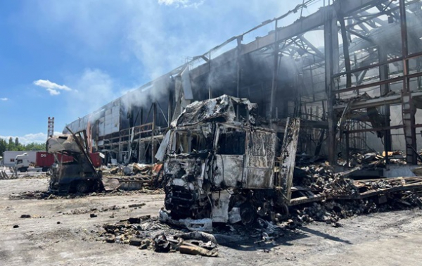 У Києві росіяни знищили склад Червоного Хреста